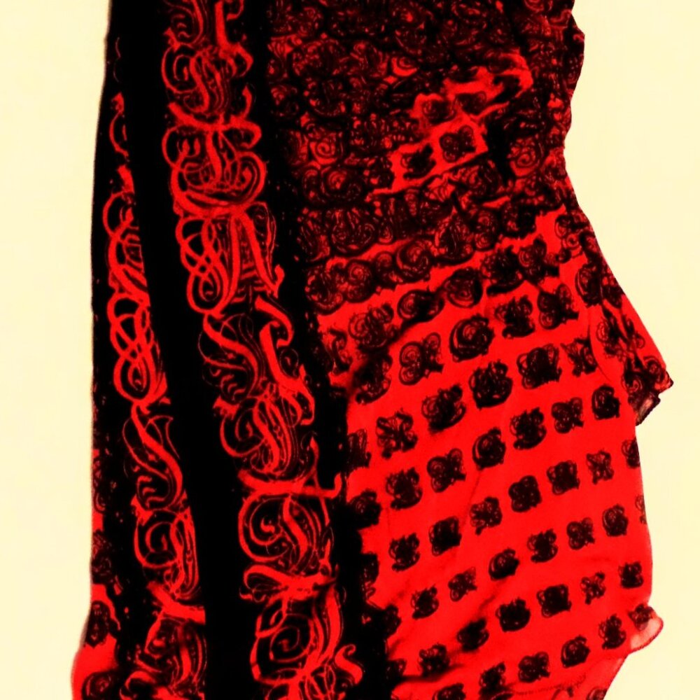 Jean Paul Gaultier Soleil Vintage Asymmetric Knee Length Skirt